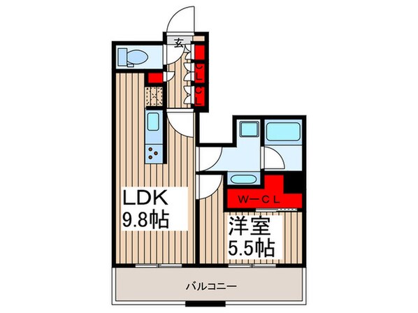 ザ・パークハビオ木場の物件間取画像